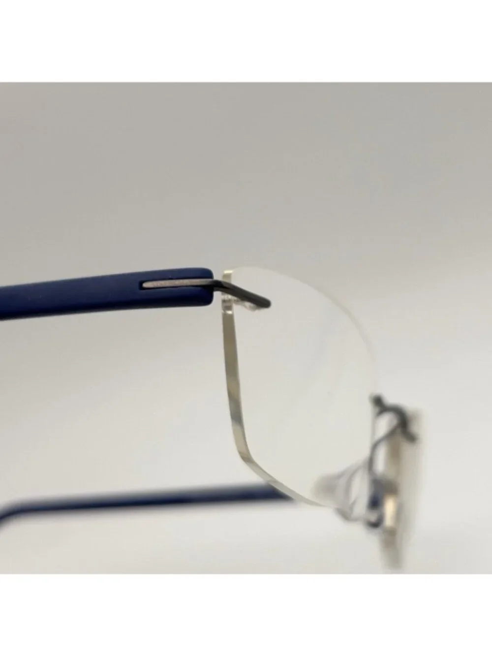 Silhouette 5377 60 6063 5379 Titan Rimless Eyeglass Frame Blue 51-19-140 Austria